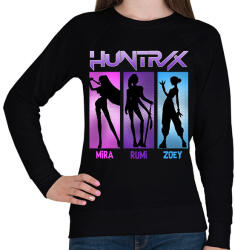 printfashion Kpop Demon hunters - Női pulóver - Fekete (17703476)