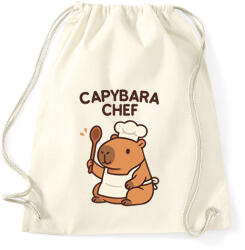 printfashion Kapibara séf - Sportzsák, Tornazsák - Natúr (17634041)