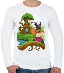 printfashion Everdell királynő - Férfi hosszú ujjú póló - Fehér (17678566)