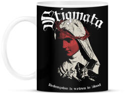 printfashion Stigmata - Okkult Desgin - Bögre - Fekete (17661850)