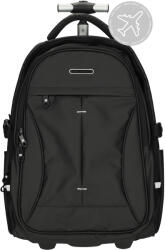 Enrico Benetti NORTHERN fekete, fedélzeti, gurulós laptoptartós hátizsák 47250-001 - minosegitaska