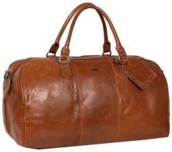 JUSTIFIED Mantan konyak színű bőr utazótáska 12.115331 - minosegitaska