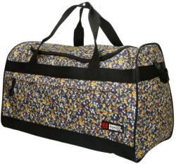 Enrico Benetti SAN JOSÉ fekete-sárga virágos közepes sporttáska M 46041-436 - minosegitaska