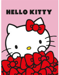 Hello Kitty Bows flanel polár takaró 130x160cm - szukits