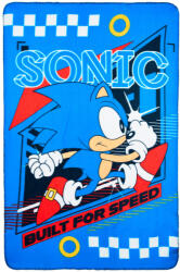  Sonic a sündisznó Built for Speed polár takaró 100x150cm (SNXHY46004) - szukits