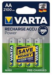 VARTA Akkumulátor ceruza VARTA Recharge Accu Power AA 4x2100 mAh (56706101404) - robbitairodaszer