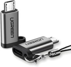 UGREEN Adapter USB-C - MicroUSB - Szürke KP31105