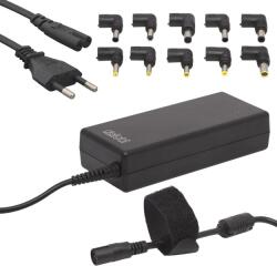 Delight 55360 12-24V / 6A 90W univerzális hálózati notebook töltő (55360)