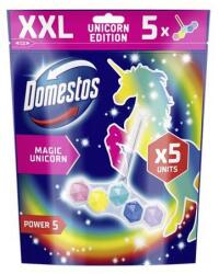 Domestos WC frissítő blokk, 5 db-os, DOMESTOS "Power 5", unikornis (64919798) - nyomtassingyen