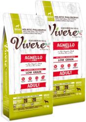 Vivere Adult Medium Bárány alacsony gabonatartalmú kutyatáp - 2 x 12 kg kiszerelés