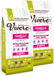Vivere Puppy Medium Bárány alacsony gabonatartalmú kutyatáp - 2 x 12 kg kiszerelés