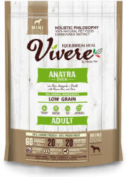 Vivere Adult Mini Kacsa alacsony gabonatartalmú kutyatáp - 3 kg kiszerelés