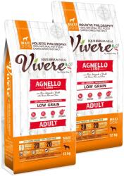 Vivere Adult Maxi Bárány alacsony gabonatartalmú kutyatáp - 2 x 12 kg kiszerelés