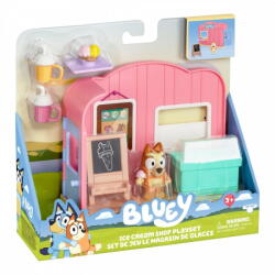 Moose Set de joaca- Bluey Ice cream shop cu figurina inclusa (BLU17553) Figurina