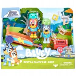 Moose Set Gokart Bluey cu 2 figurine (BLU17357) Figurina