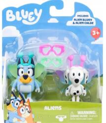 Moose Bluey extratereștri: set de figurine Bluey și Chloe (BLU17617) Figurina