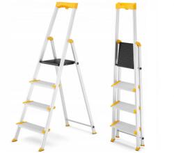DRABEST MAX 4 (3+1) călcat aluminiu scară (DR-AL-D4-MAX)