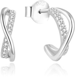 Beneto Elegáns ezüst fülbevaló cirkónium kövekkel AGUP2052