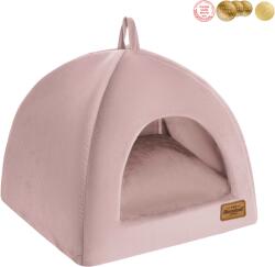 RECOBED Cușcă pentru câini RECOBED Velur liliac roz M 50x50cm