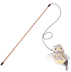  TIAKI TIAKI bagoly elektromos macskapeca tollakkal macskajáték, 10x13x5, 5cm