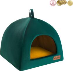 RECOBED Cușcă pentru câini RECOBED Velour verde M 50x50cm
