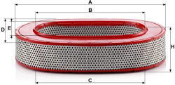Mann-filter Levegőszűrő Mann Filter C 37 145 (C37145)