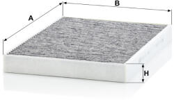 Mann-filter Utastér - Kabin szűrő Mann Filter CUK 31 003 (CUK31003)