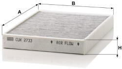 Mann-filter Utastér - Kabin szűrő Mann Filter CUK 2733 (CUK2733)