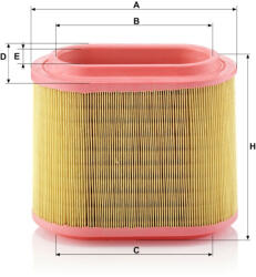 Mann-filter Levegőszűrő Mann Filter C 24 196 (C24196)