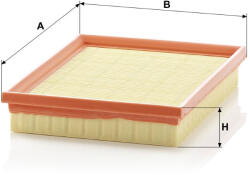 Mann-filter Levegőszűrő Mann Filter C 2256 (C2256)