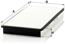 Mann-filter Utastér - Kabin szűrő Mann Filter CU 3360 (CU3360)