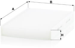 Mann-filter Utastér - Kabin szűrő Mann Filter CU 2940 (CU2940)