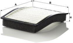 Mann-filter Utastér - Kabin szűrő Mann Filter CU 1006-2 (CU1006-2)