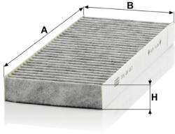 Mann-filter Utastér - Kabin szűrő Mann Filter CUK 26 013-2 (CUK26013-2)