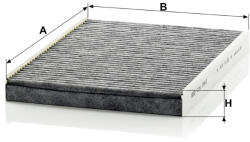 Mann-filter Utastér - Kabin szűrő Mann Filter CUK 2862 (CUK2862)
