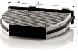 Mann-filter Utastér - Kabin szűrő Mann Filter CUK 29 005 (CUK29005)