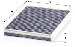 Mann-filter Utastér - Kabin szűrő Mann Filter CUK 3780 (CUK3780)