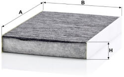 Mann-filter Utastér - Kabin szűrő Mann Filter CUK 25 003 (CUK25003)