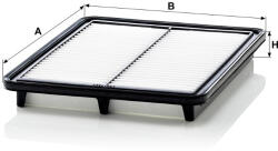 Mann-filter Levegőszűrő Mann Filter C 3033 (C3033)