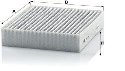 Mann-filter Utastér - Kabin szűrő Mann Filter CUK 1830 (CUK1830)