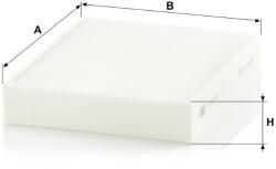 Mann-filter Utastér - Kabin szűrő Mann Filter CU 25 001 (CU25001)