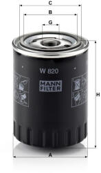 Mann-filter Olajszűrő Mann Filter W 820 (W820)