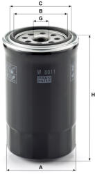 Mann-filter Olajszűrő Mann Filter W 8011 (W8011)