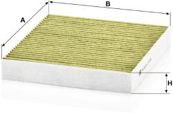 Mann-filter Utastér - Kabin szűrő Mann Filter FP 2141 (FP2141)