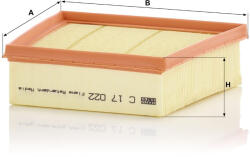 Mann-filter Levegőszűrő Mann Filter C 17 022 (C17022)