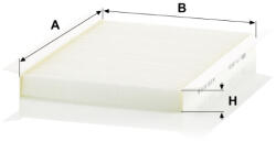 Mann-filter Utastér - Kabin szűrő Mann Filter CU 2532 (CU2532)