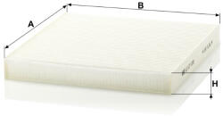 Mann-filter Utastér - Kabin szűrő Mann Filter CU 27 008 (CU27008)