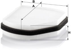 Mann-filter Utastér - Kabin szűrő Mann Filter CU 2897 (CU2897)