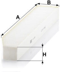 Mann-filter Utastér - Kabin szűrő Mann Filter CU 4727 (CU4727)