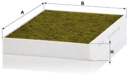Mann-filter Utastér - Kabin szűrő Mann Filter FP 34 003 (FP34003)